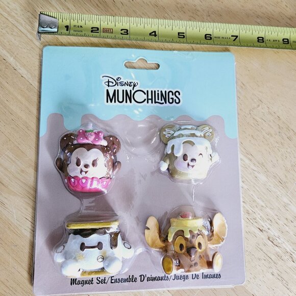 SOLD Disney Parks Munchlings 4 Magnets Set - NIP - Picture 5 of 5